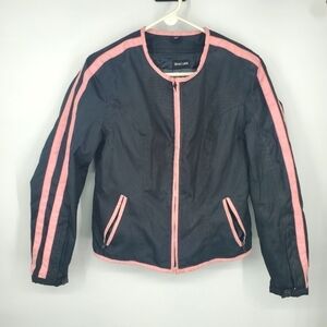 Nexgen Motorcycle Jacket Womens Medium Vented Black Bike Zip Removable Liner